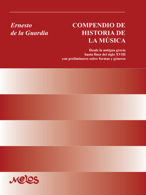 cover image of Compendio de historia de la música